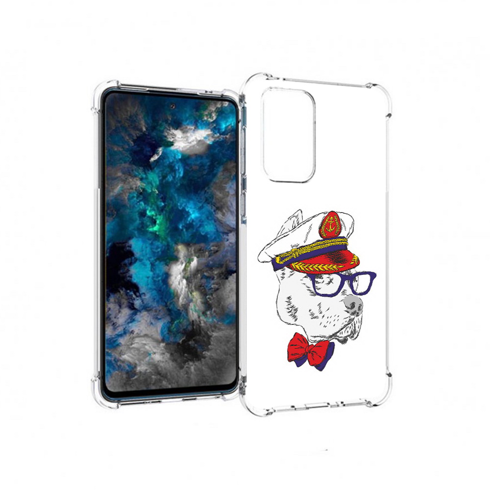 

Чехол MyPads Tocco для Samsung Galaxy A33 5G бульдог, Прозрачный, Tocco