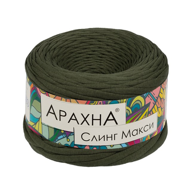

Пряжа ARACHNA Sling Maxi 100% хлопок 4 шт. х 280 г 100 м цв. №56 защитный Sling M, Хаки, Sling Maxi