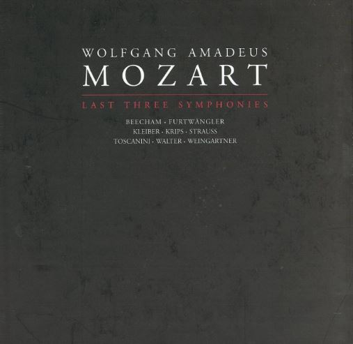 

W.A. Mozart: Last 3 Symphonies, 1 CD