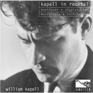 

Kapell In Recital - by Beethoven, Moussorgsky and Shostakovich, 1 CD