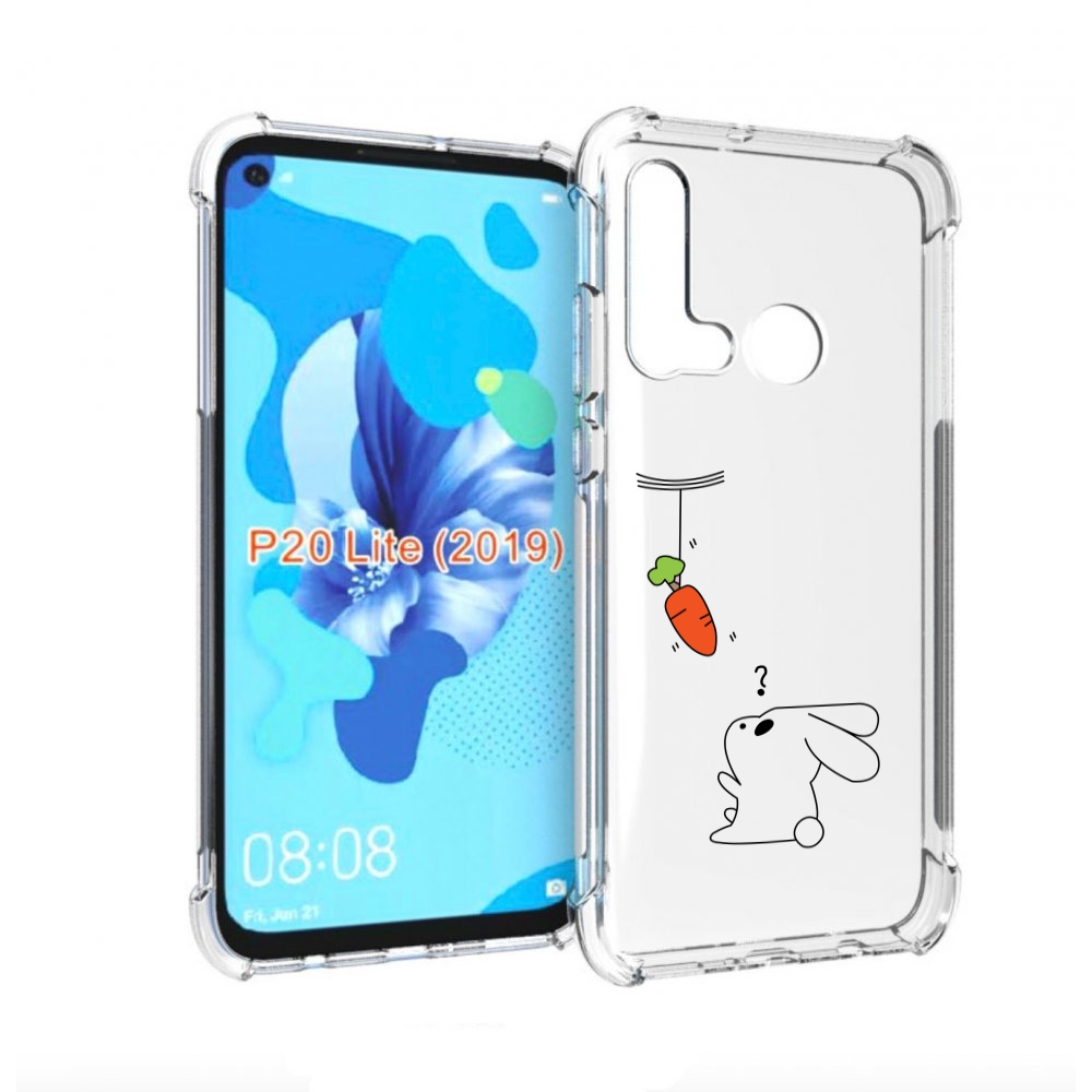 

Чехол бампер MyPads морковка детский для Huawei P20 Lite (2019), Прозрачный, Tocco