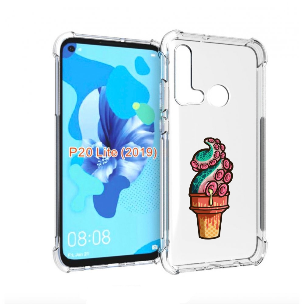 

Чехол бампер MyPads мороженное для Huawei P20 Lite (2019), Прозрачный, Tocco