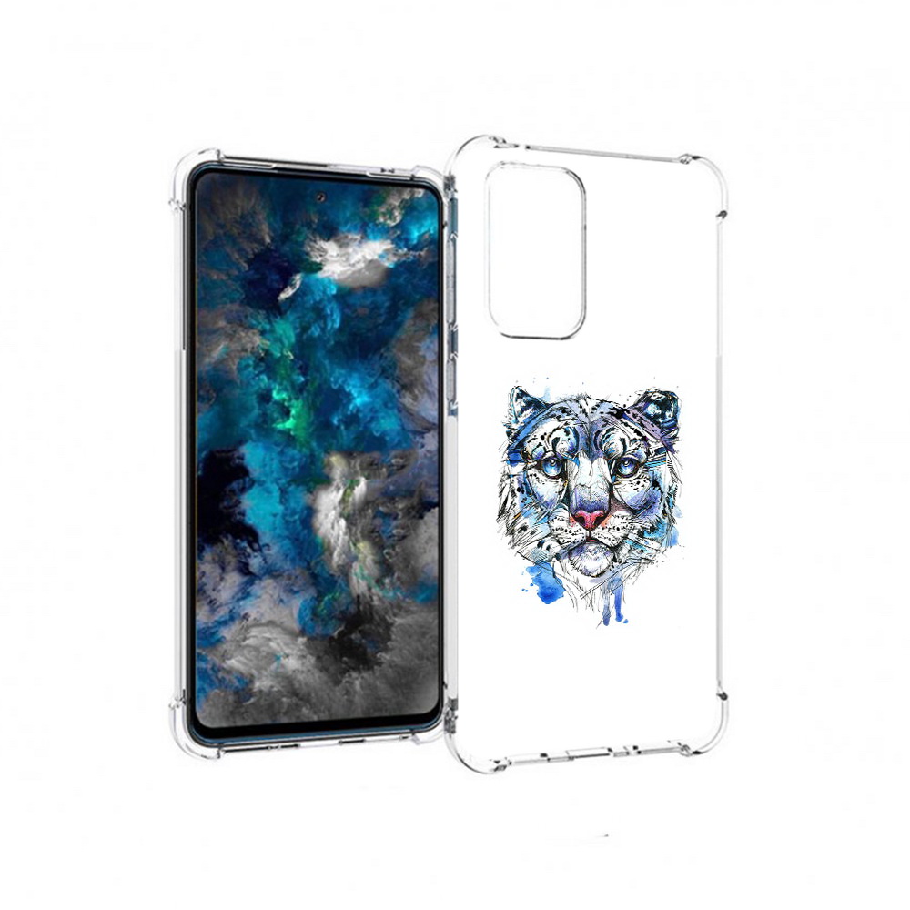 

Чехол MyPads Tocco для Samsung Galaxy A33 5G водяной тигр, Прозрачный, Tocco