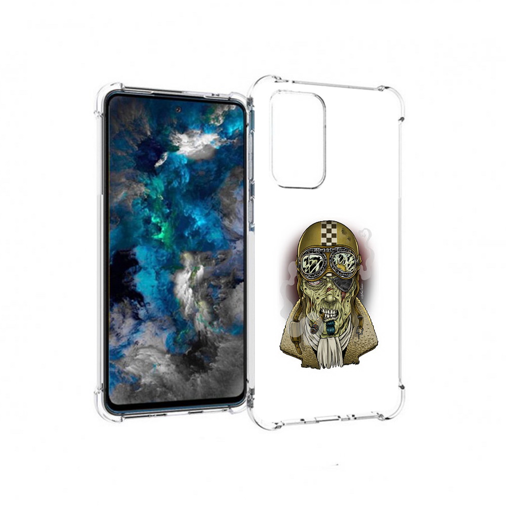 

Чехол MyPads Tocco для Samsung Galaxy A33 5G военный зомби, Прозрачный, Tocco