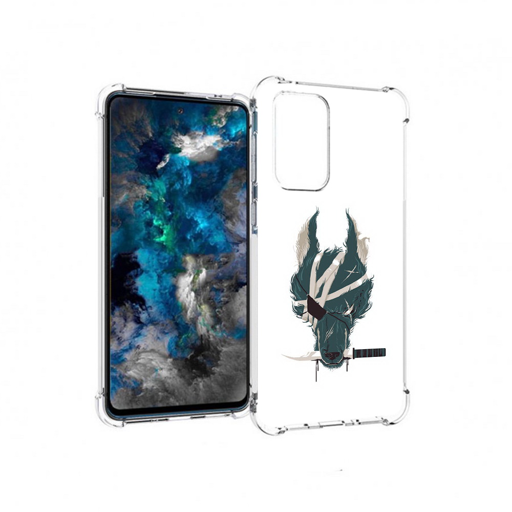 

Чехол MyPads Tocco для Samsung Galaxy A33 5G волк-разбойник, Прозрачный, Tocco