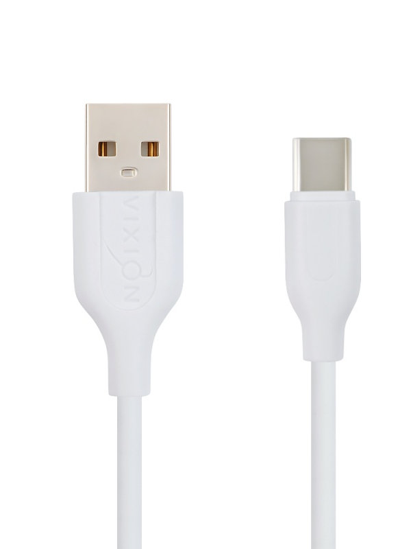 фото Кабель usb type-c - usb vixion k2c 0.2 м белый