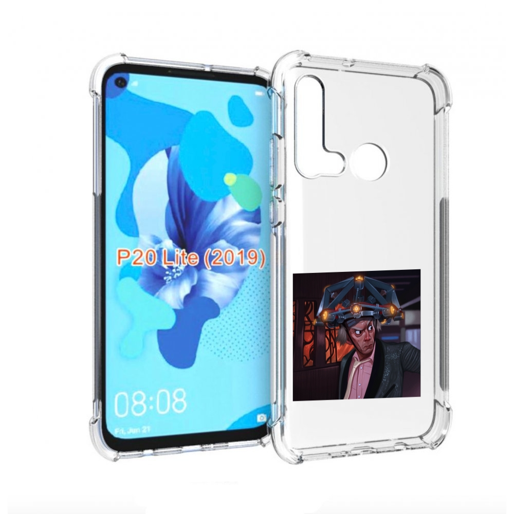 

Чехол бампер MyPads назад-в-будущее для Huawei P20 Lite (2019), Прозрачный, Tocco