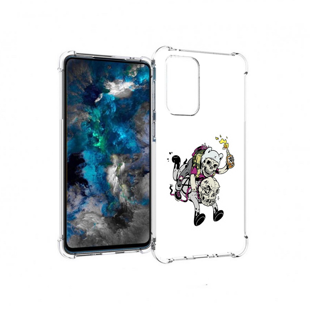 

Чехол MyPads Tocco для Samsung Galaxy A33 5G время приключений скелеты, Прозрачный, Tocco