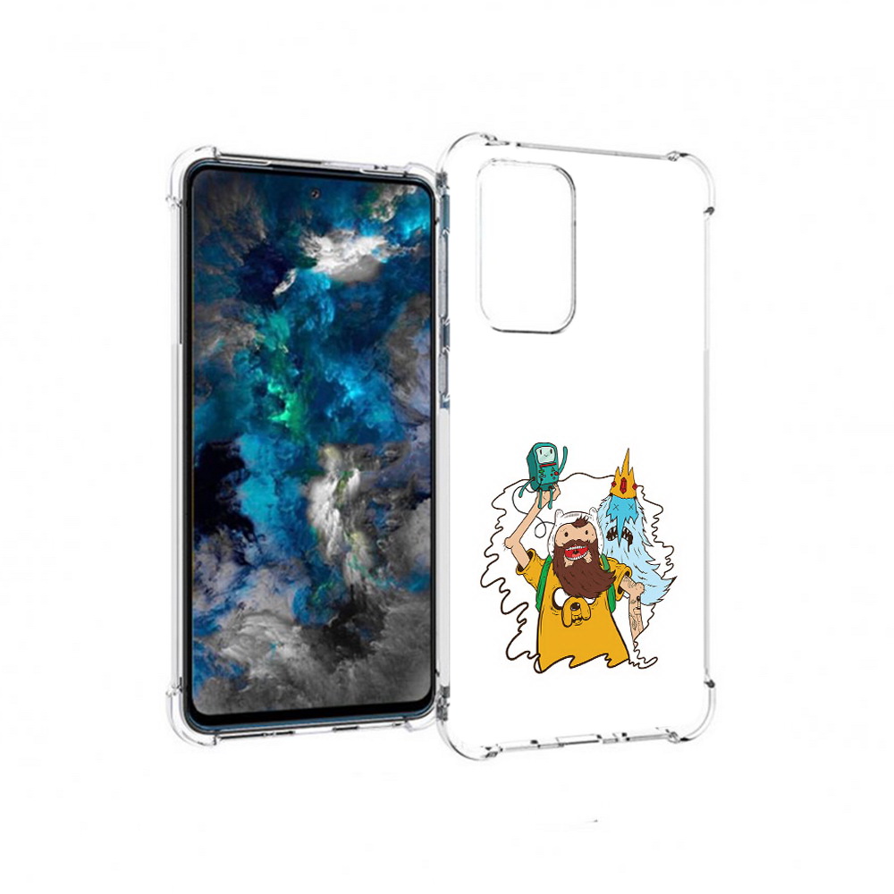 

Чехол MyPads Tocco для Samsung Galaxy A33 5G время приключений старый Финн, Прозрачный, Tocco