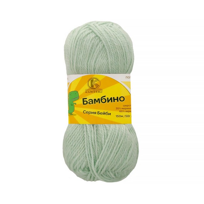 

Пряжа Камтекс Бамбино 10 шт. х 50 г 150 м цв. 107 ментол Бамбино-107 ментол, 150 м