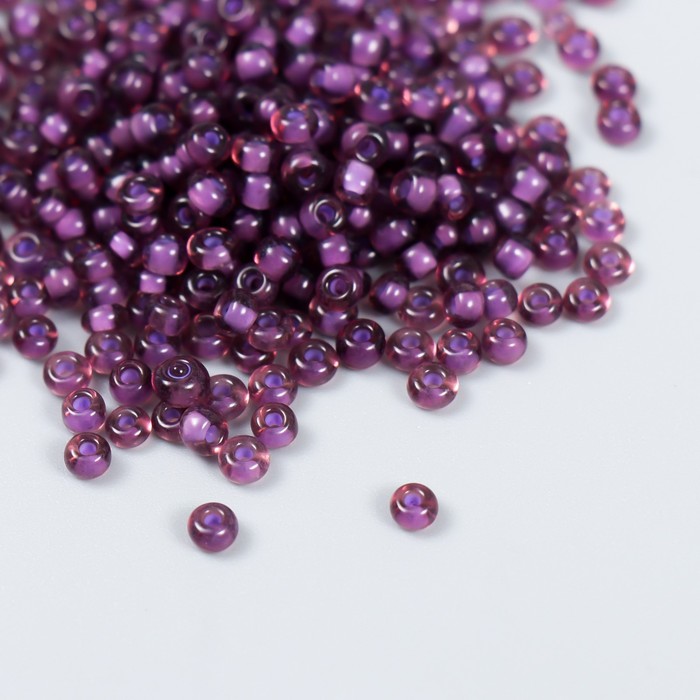 

Бисер Zlatka 08/0, 3 мм, 10 г 0323 лиловый, Фиолетовый