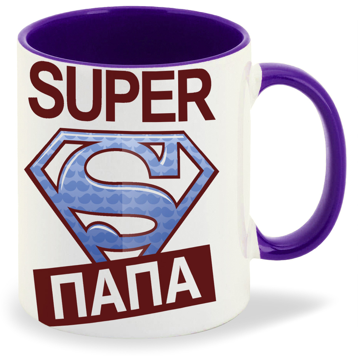 

Кружка CoolPodarok Супер папа Super, Супер папа Super