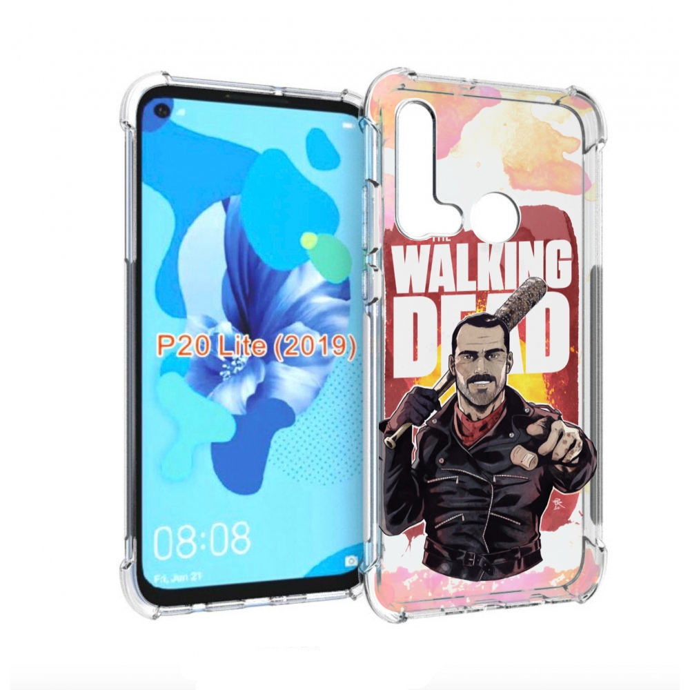 

Чехол бампер MyPads ниган-смит для Huawei P20 Lite (2019), Прозрачный, Tocco
