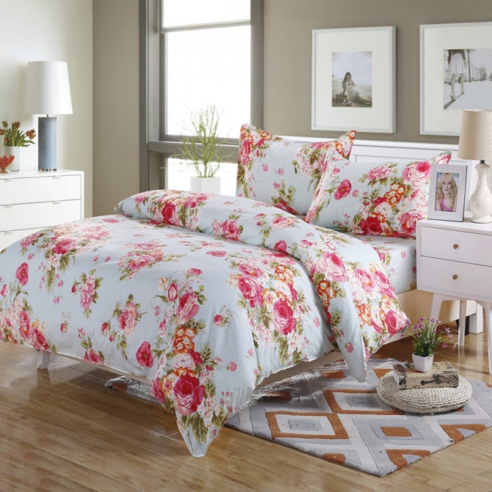 

Комплект постельного белья Valtery семейный, поплин