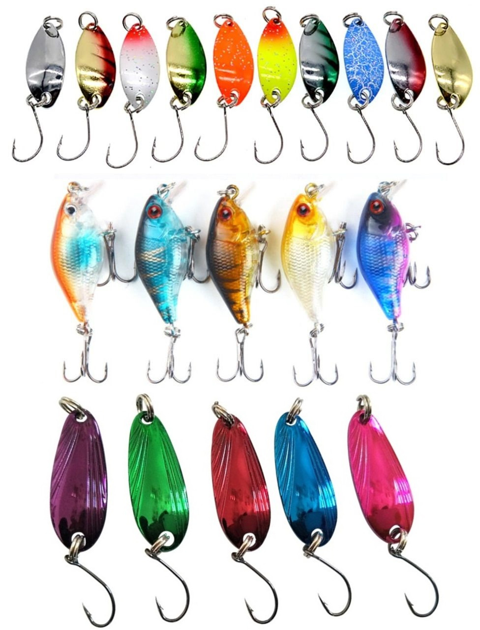 

Форелевые блесны. 20 штук. Lucky Fish. KIT3791, KIT3791