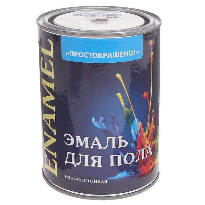 

Эмаль для пола ПРОСТОКРАШЕНО желто-коричневая 0,9кг