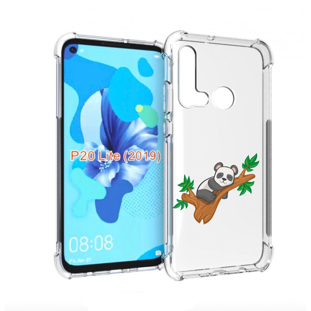 

Чехол бампер MyPads панда-на-деревце для Huawei P20 Lite (2019), Прозрачный, Tocco