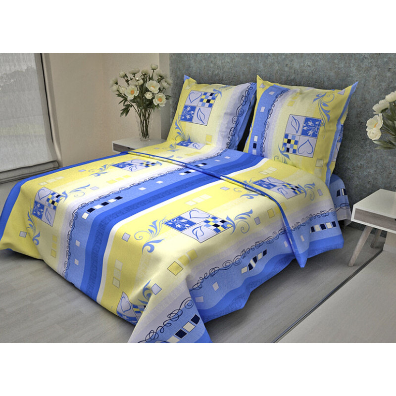 

Наволочки 70х70 бязь (2 шт) на клапане Ладога синий