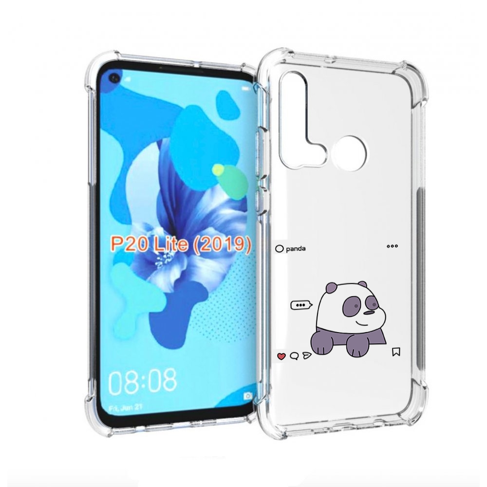 

Чехол бампер MyPads пандочка-фотка для Huawei P20 Lite (2019), Прозрачный, Tocco