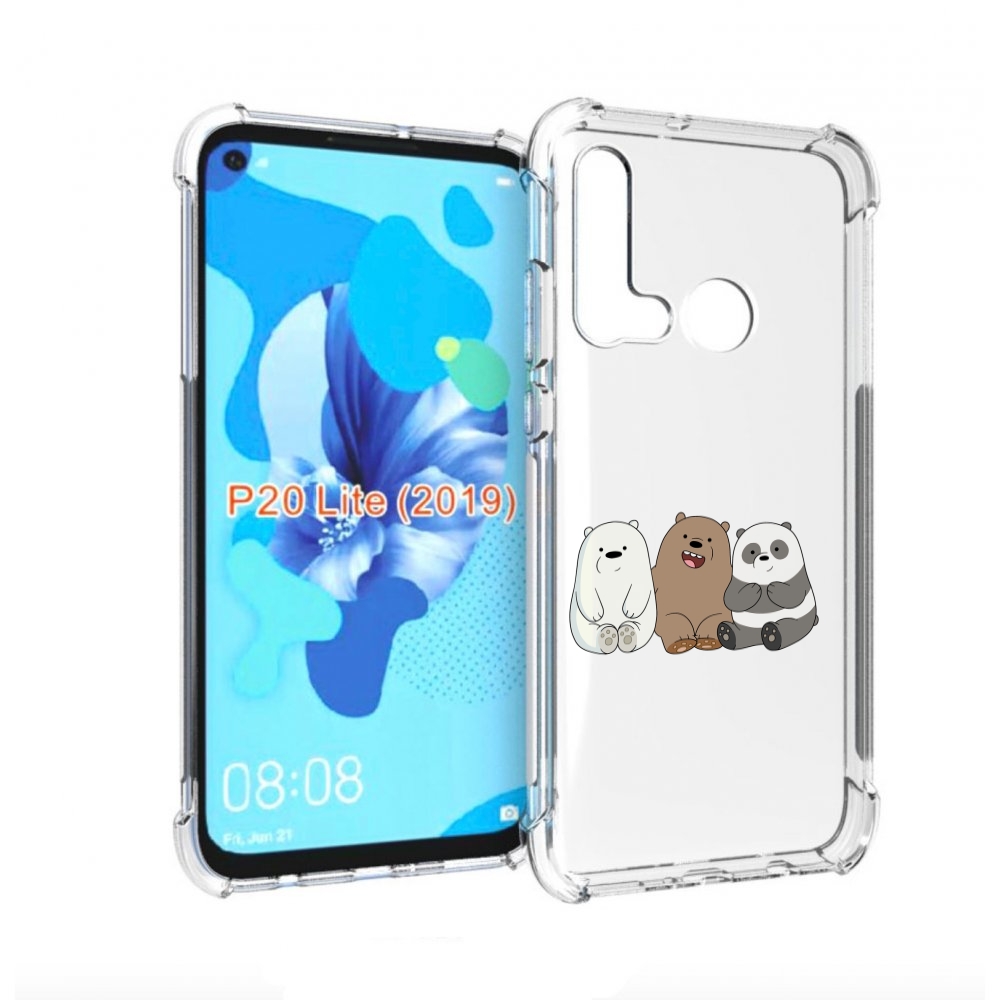 

Чехол бампер MyPads панды детский для Huawei P20 Lite (2019), Прозрачный, Tocco