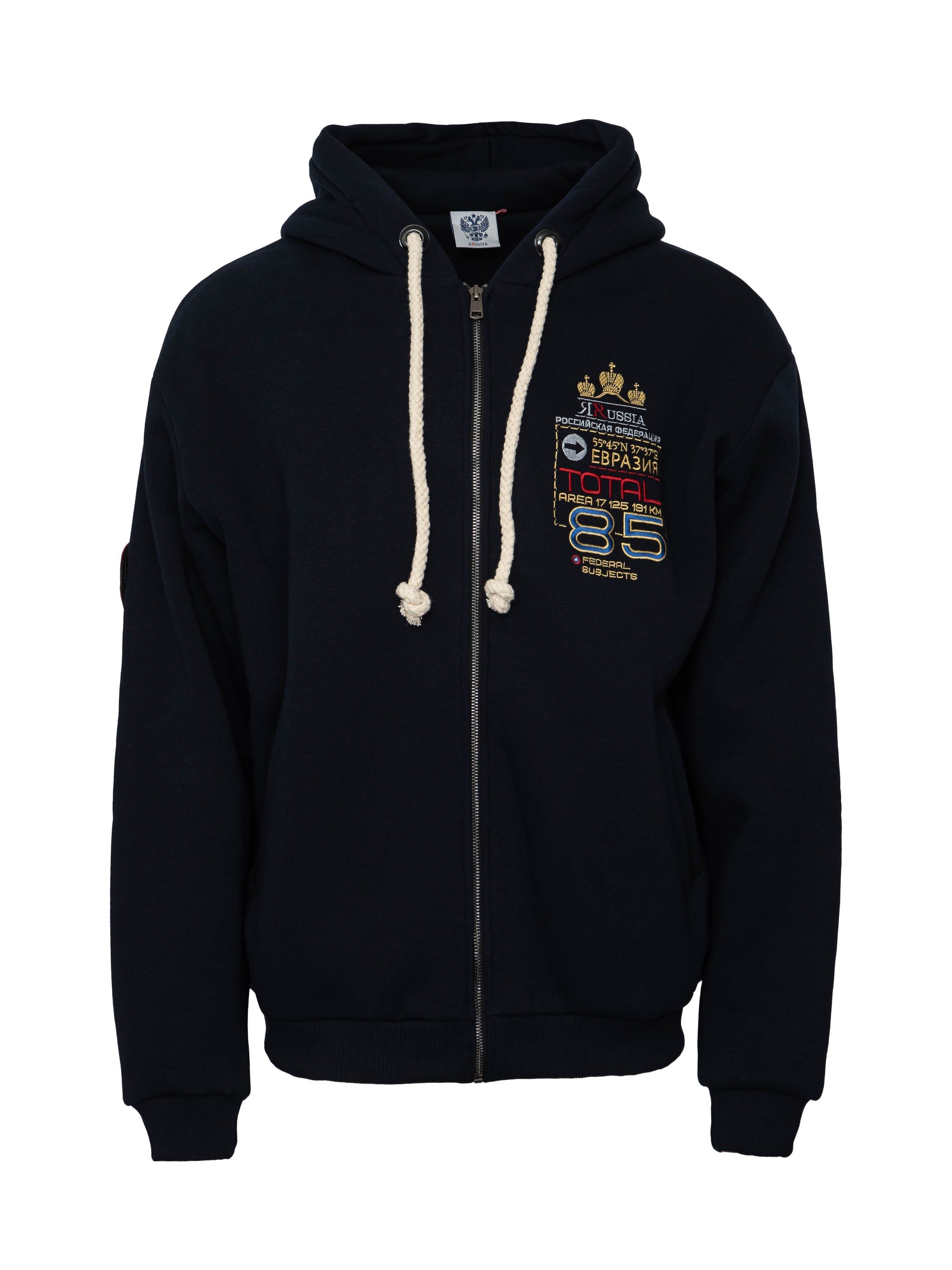 

Толстовка мужская ЯRussia 2592103 синяя 3XL, 2592103