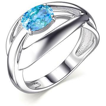 

Кольцо из серебра с топазом р. 18 АЛЬКОР 01-2040_00ТБ-00, 01-2040_00ТБ-00