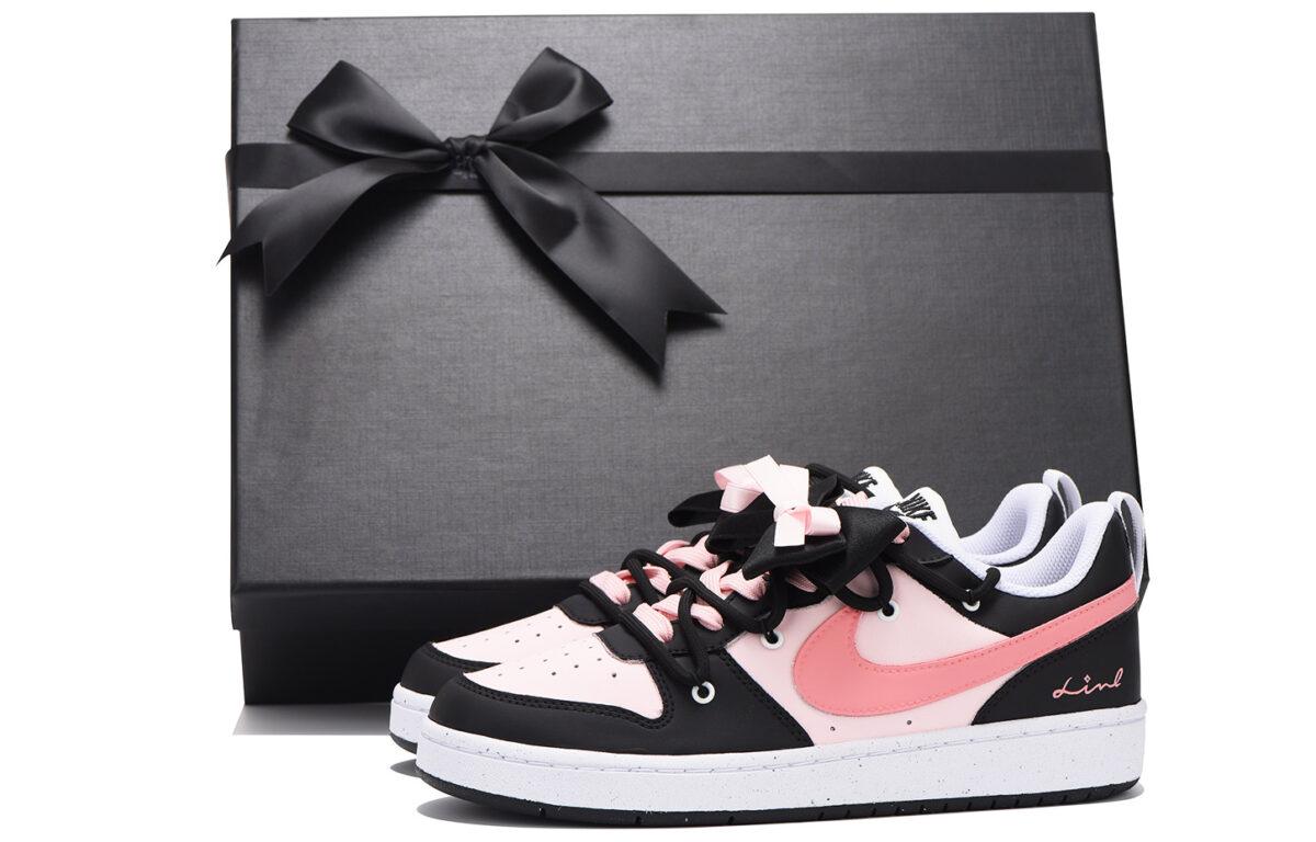 

Кеды унисекс Nike Court Borough GS черные 40 EU, Черный, Court Borough GS