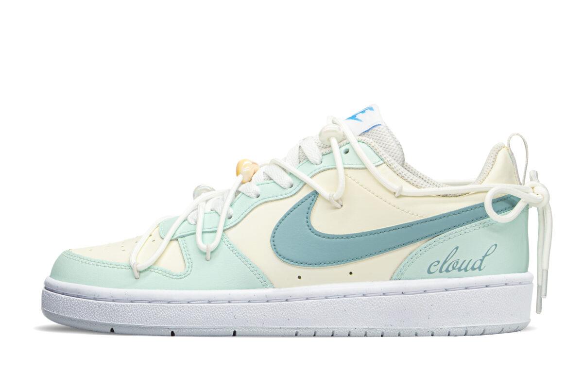 

Кеды унисекс Nike Court Borough FZBB GS голубые 37.5 EU, Голубой, Court Borough FZBB GS