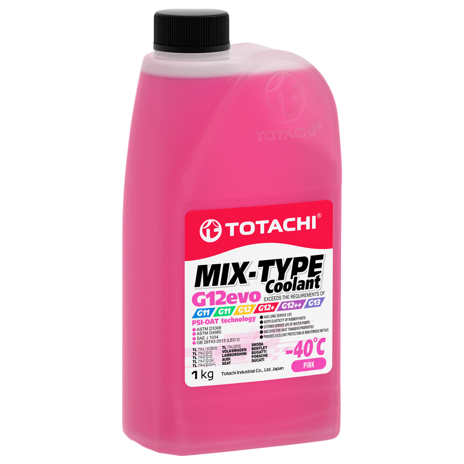 Антифриз TOTACHI 46801 Pink, -40C