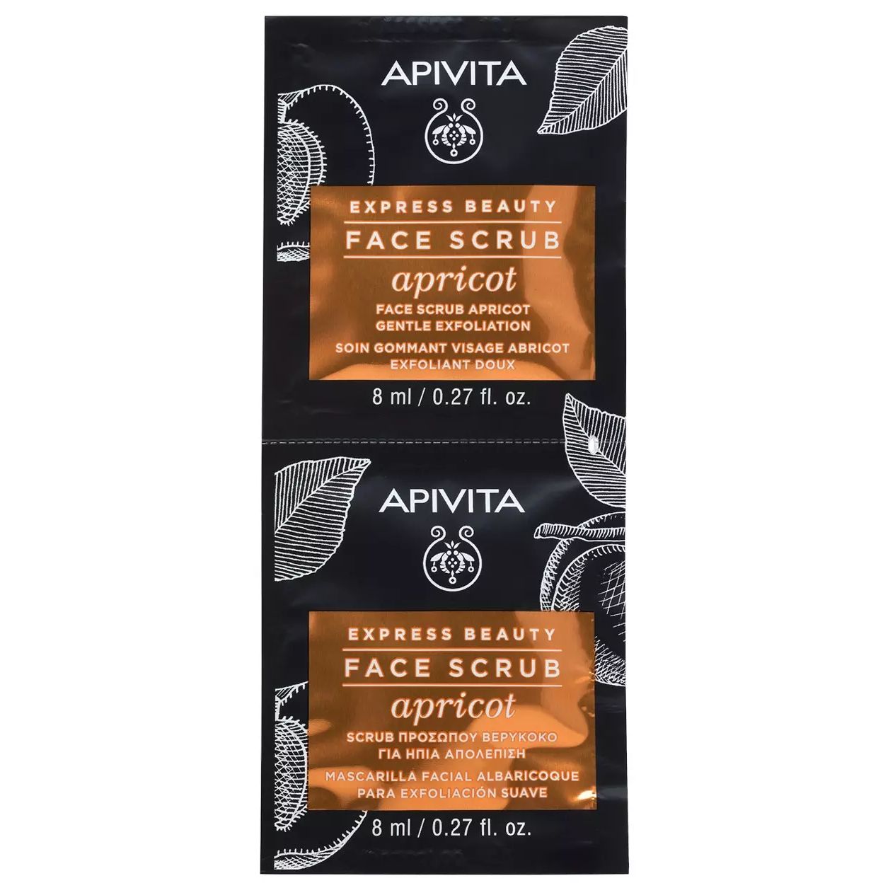 Скраб-эксфолиант для лица с Абрикосом, саше 2x8 мл/19