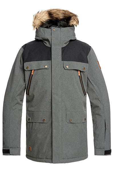 

Сноубордическая куртка Selector Quiksilver, серый, S, Selector EQYTJ03226
