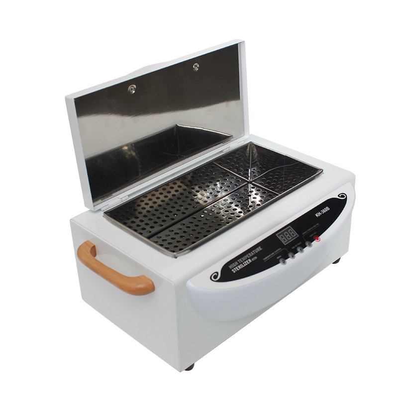 фото Сухожаровой шкаф для стерилизации маникюрных инструментов kh 360b, okiro, белый okira
