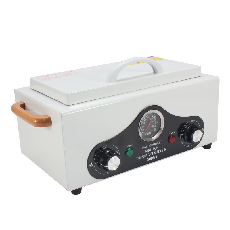 Сухожаровой шкаф для стерилизации маникюрных инструментов KH 360C, OKIRO, белый сухожаровой шкаф для стерилизации сh 360t sanitizing box белый