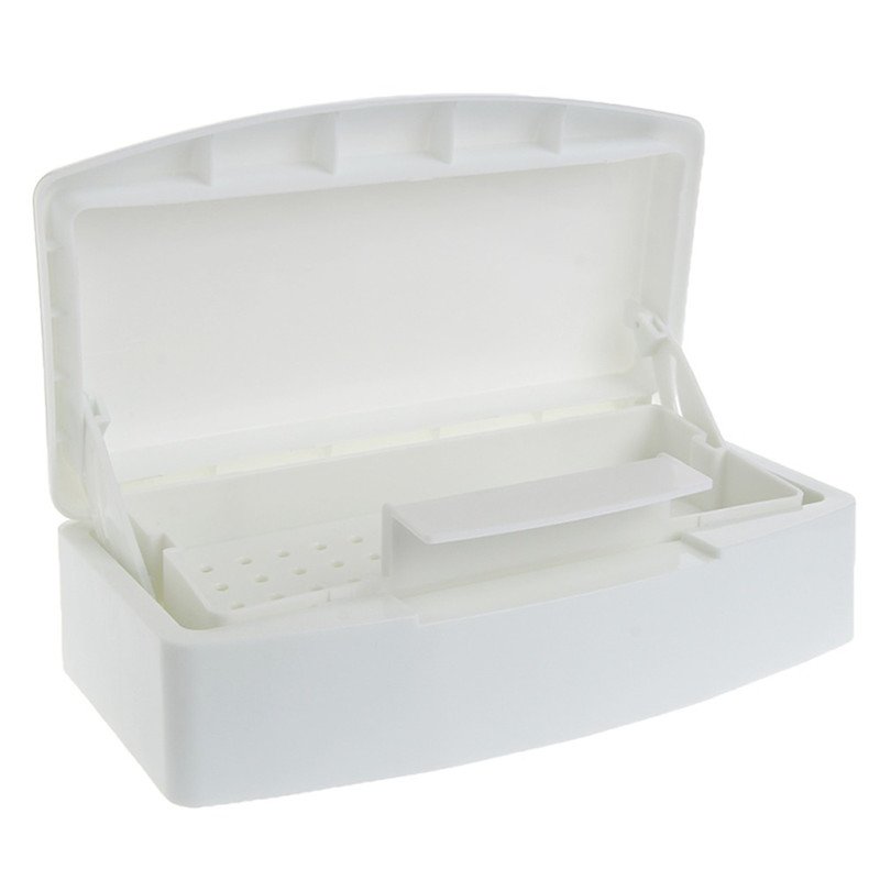 Контейнер (бокс) для стерилизации (дезинфекции) инструментов, Okirо, белый laima держатель контейнер корзина apple для пакетов
