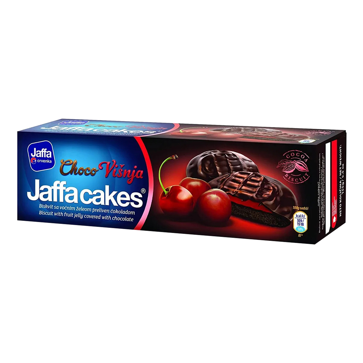 

Печенье Jaffa cakes бисквитное шоколад-вишня 155 г