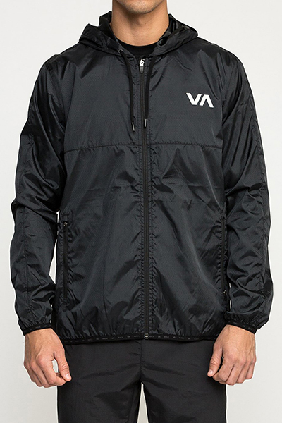 

Ветровка мужская Rvca Hexstop Iv Black N4JKMB-RVP9 черная S INT