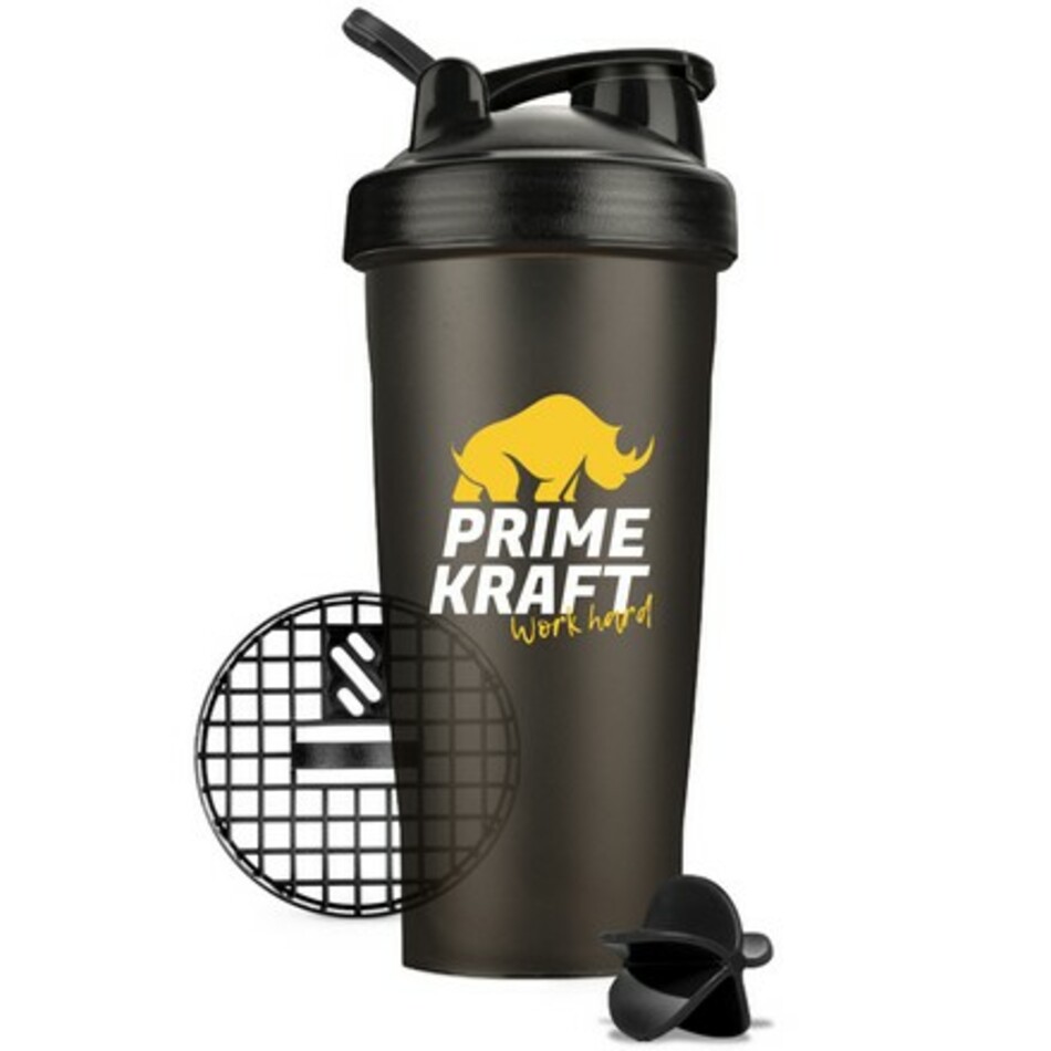 Шейкер Prime Kraft С03 (ЯБ031799) 0.6л черный пластик