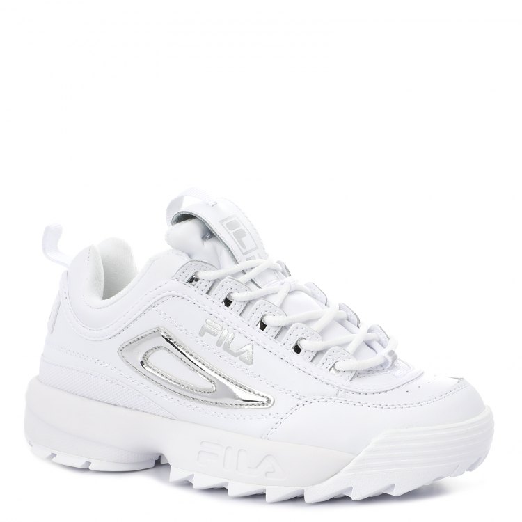 фото Кроссовки женские fila disruptor ii metallic accent белые 39 eu