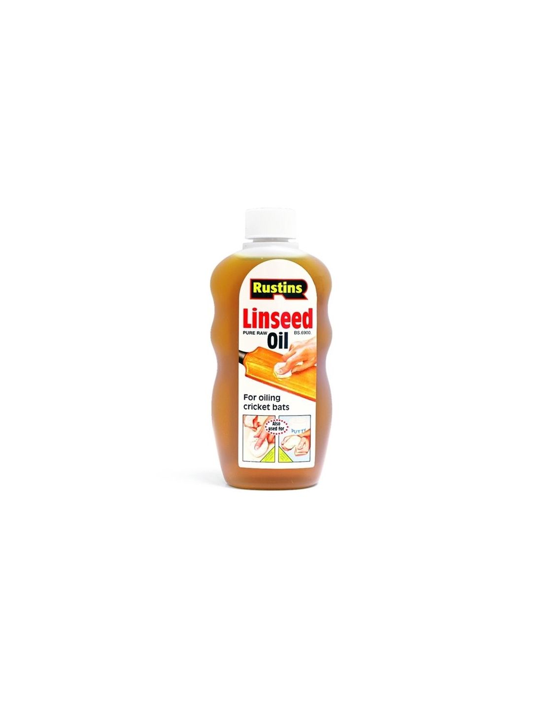 фото Льняное масло для дерева rustins linseed oil raw, 500 мл./00578