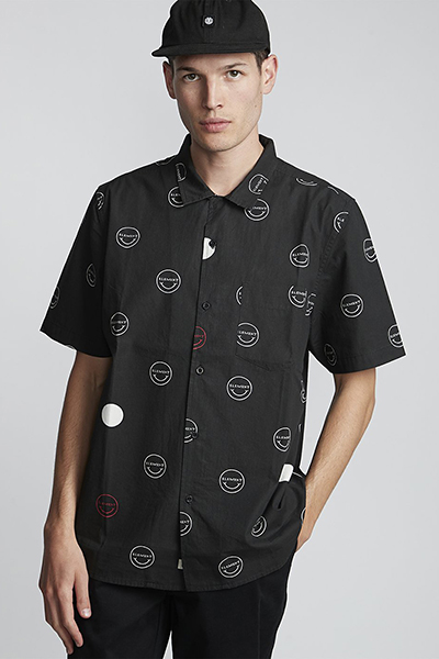 

Рубашка Element Polka Smile Hello Black, черный, S, Polka Smile Hello Black S1SHA3-ELP0
