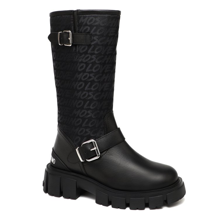 

Полусапоги женские Love Moschino JA24045G черные 35 EU, Черный, JA24045G
