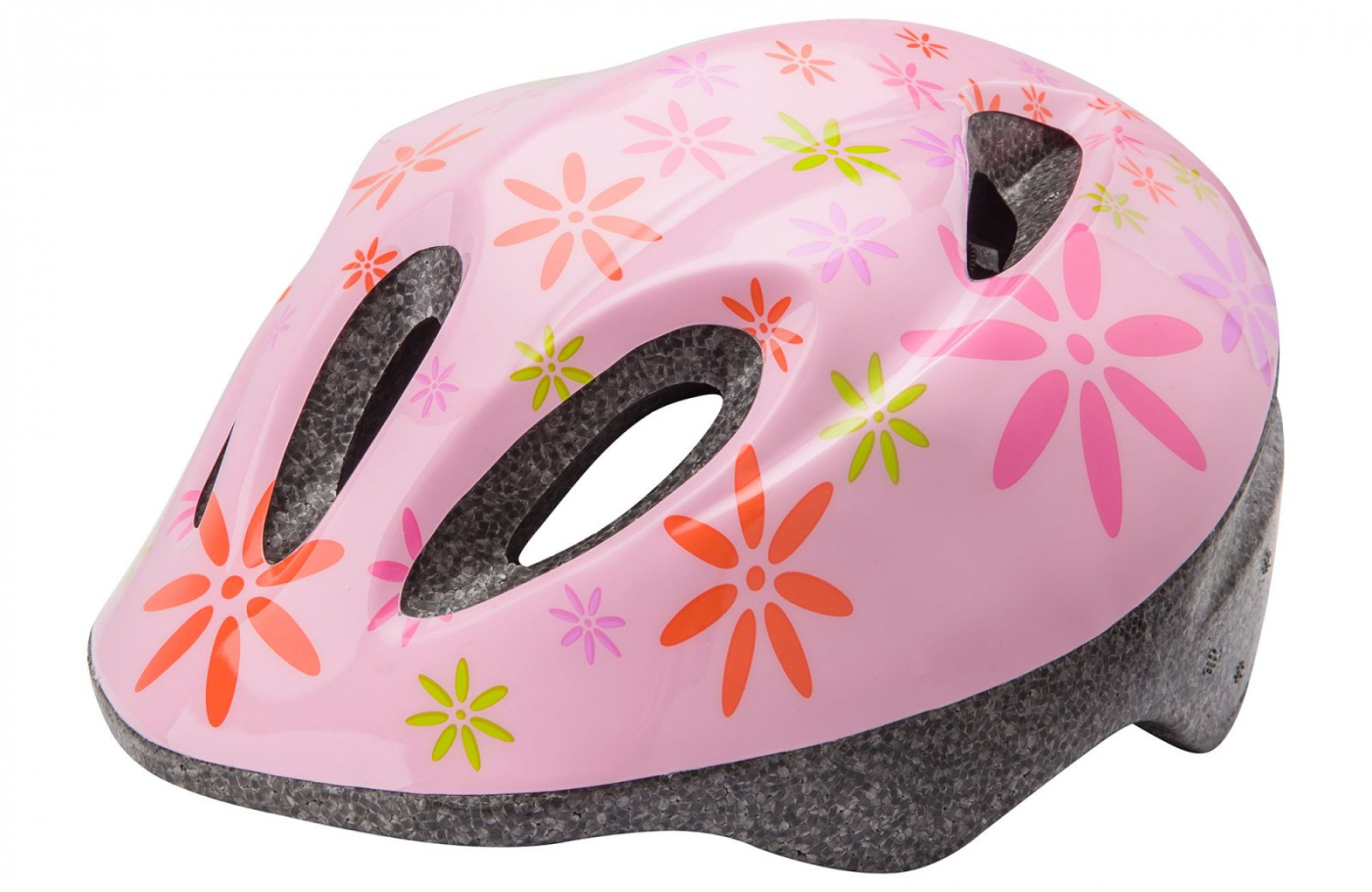фото Велосипедный шлем stels mv-5 out-mold, розово-красно-зеленый, s