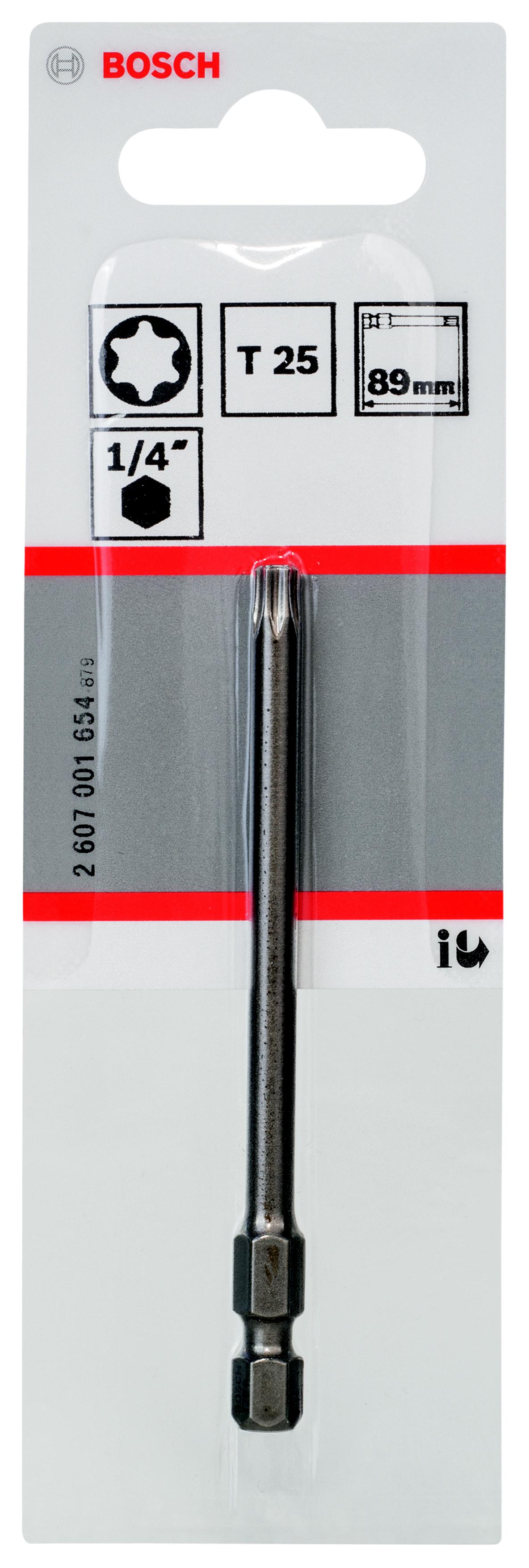 

Бита BOSCH T25 89мм (2607001654), T25 89мм (2607001654)