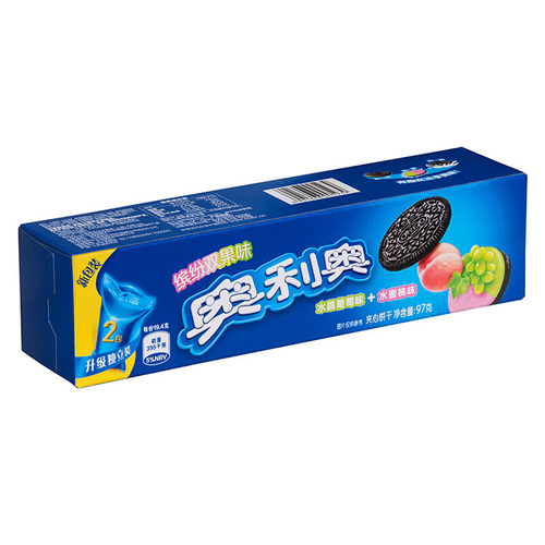 Печенье Oreo со вкусом персика и винограда, 95 г