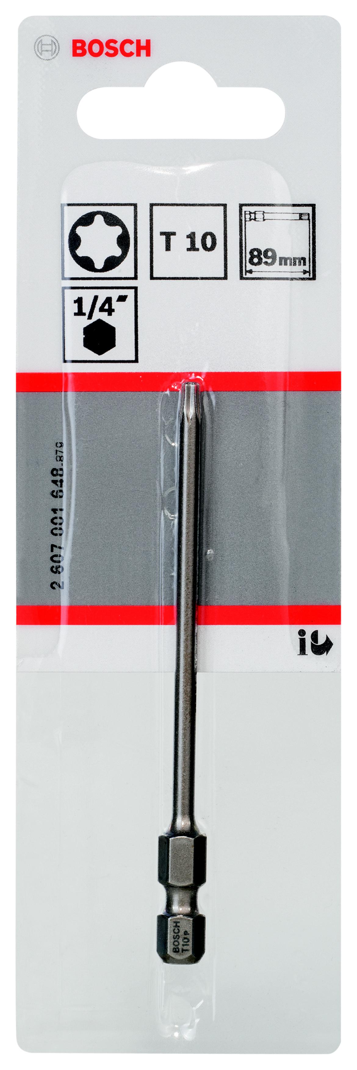 

Бита BOSCH T10 89мм (2607001648), T10 89мм (2607001648)