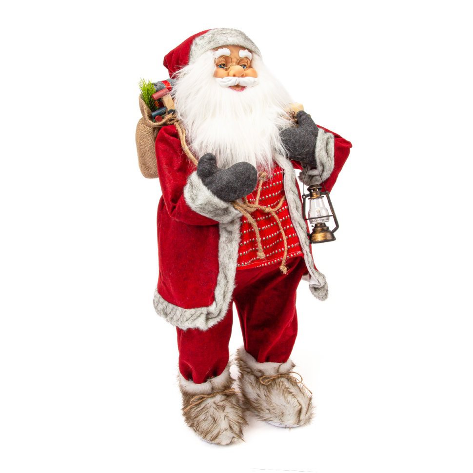 Новогодняя фигурка Winter Glade Дед Мороз под елку M40 37,5x28,5x80 см