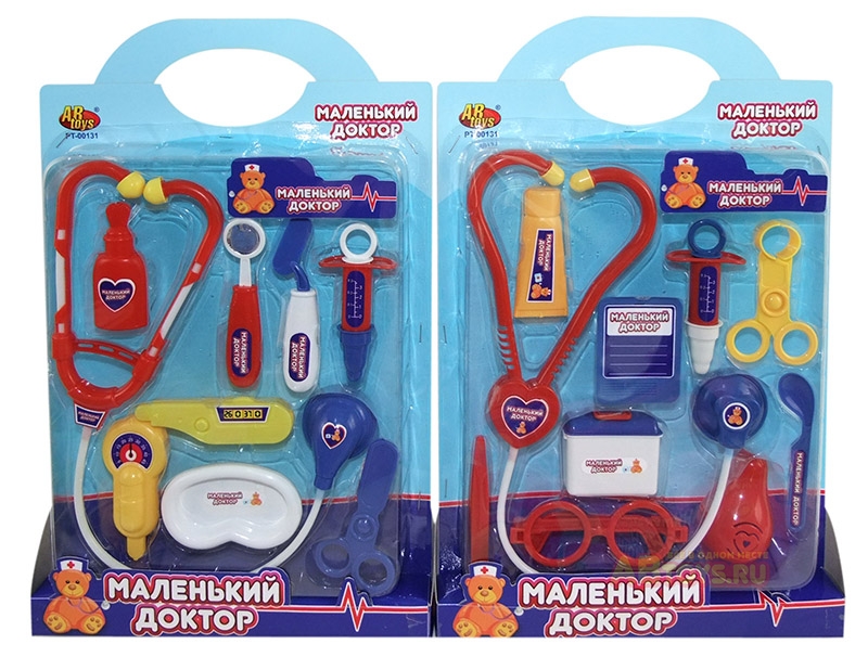 фото Игровой набор abtoys маленький доктор 10 предметов, 53293-tn