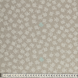 

Трикотажное полотно MEZfabrics Beach Days ширина 148-150см MEZ J131483 (03001), Серый, 03001