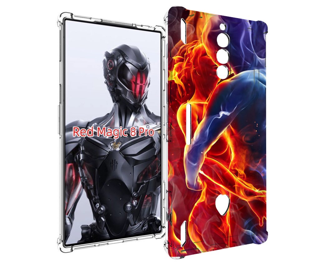 

Чехол MyPads Огонь-вода для ZTE Nubia Red Magic 8 Pro / Red Magic 8 Pro Plus, Tocco