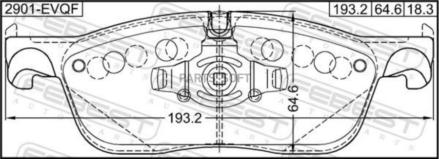 

КОЛОДКИ ТОРМОЗНЫЕ ПЕРЕДНИЕ КОМПЛЕКТ WITH ABS SENSOR